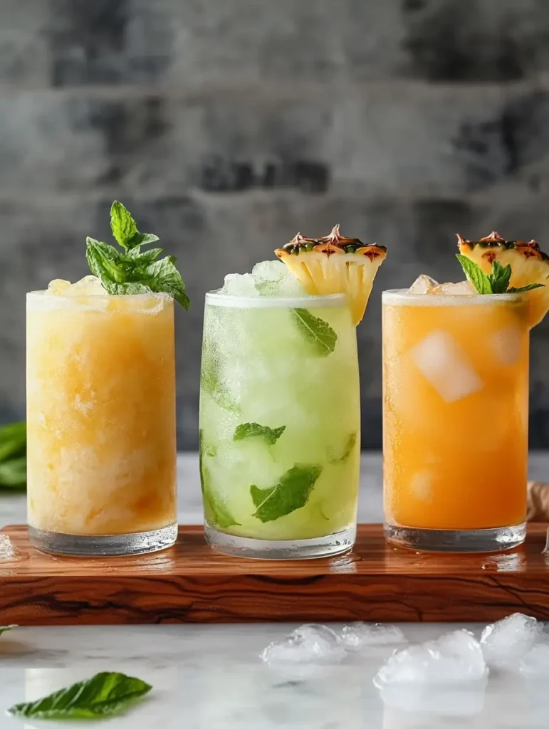 different pineapple mocktail recipes