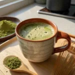 Japanese Mounjaro recipe detox drink with matcha and kombu
