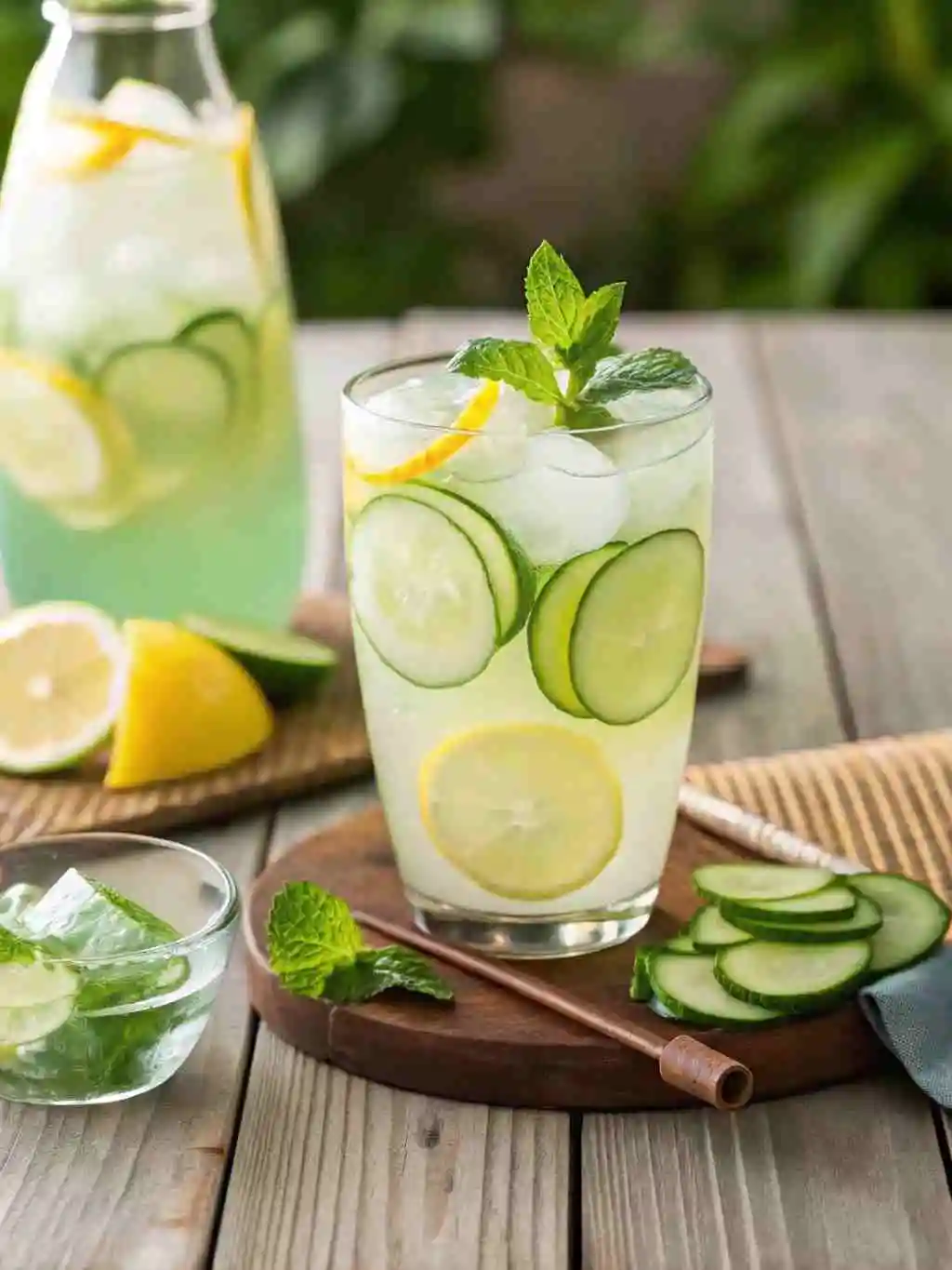 natural-zepbound-recipe-detox-drink natural zepbound recipe in a glass with cucumber and mint