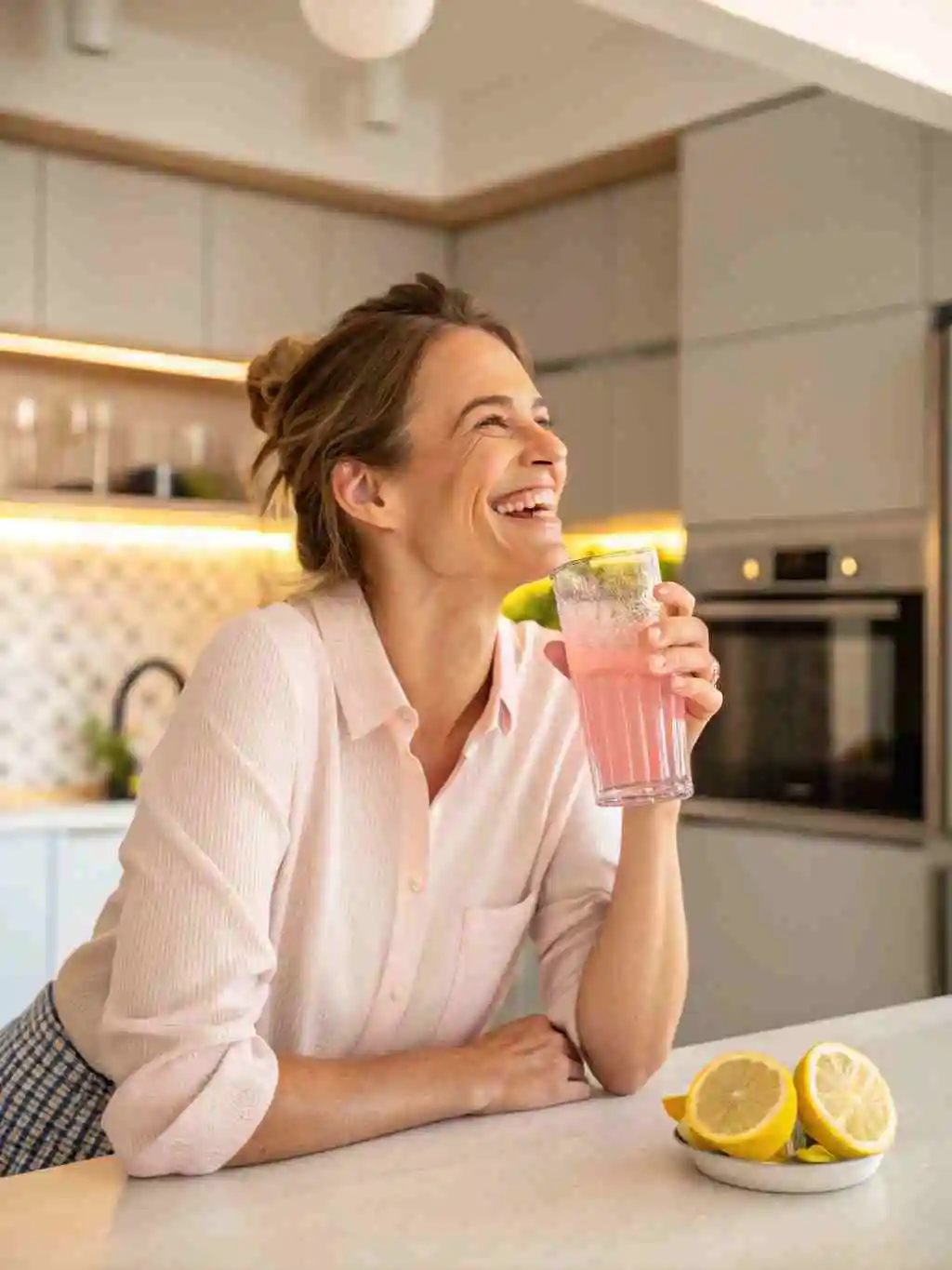 woman-drinking-pink-salt-hack woman drinking pink salt hack recipe