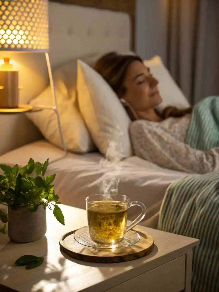 lemon-balm-tea-weight-loss-sleep lemon balm tea recipe for better sleep and weight loss