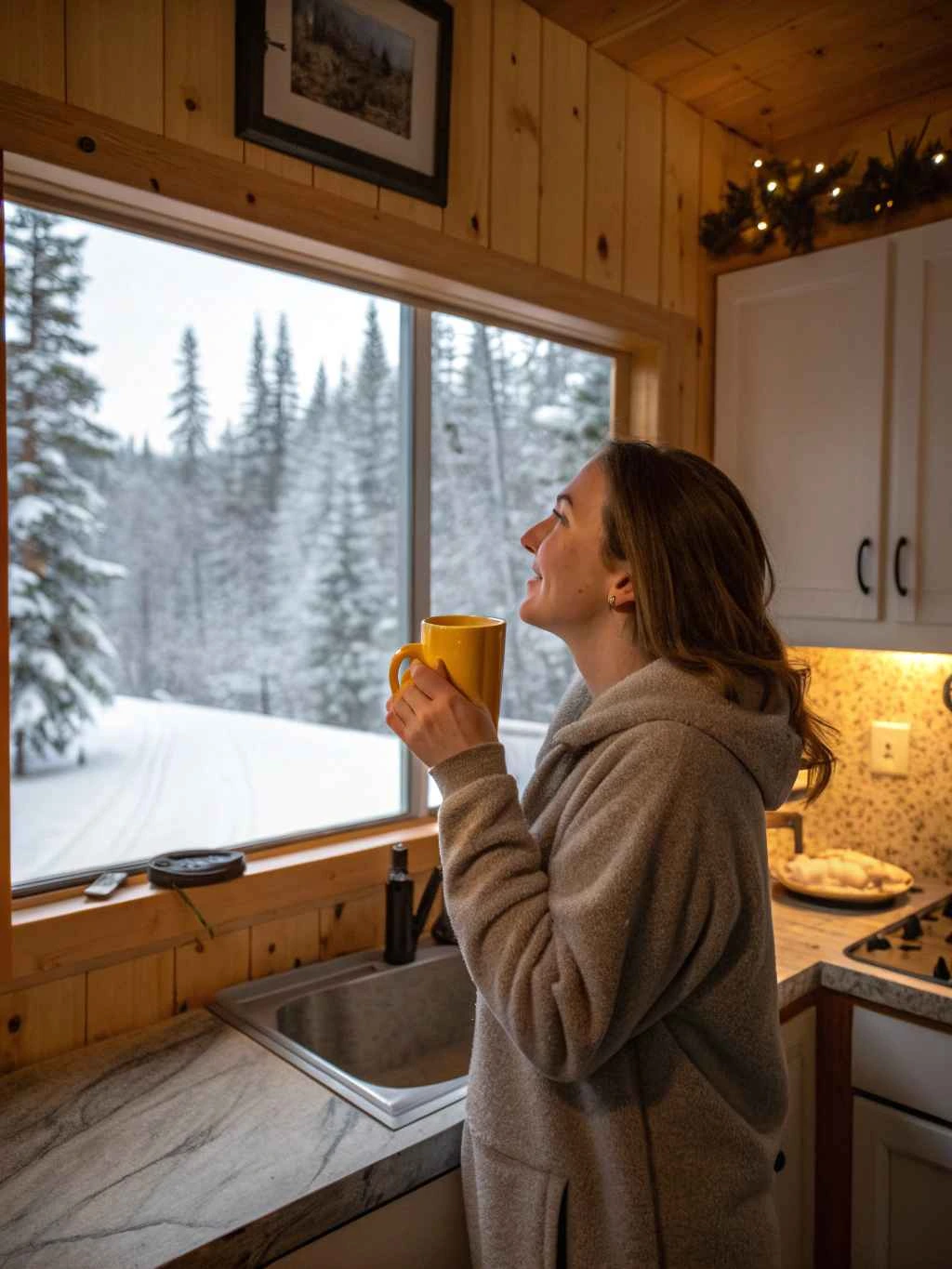 morning-routine-natural-mounjaro-drink-lifestyle Woman enjoying 4 ingredients Mounjaro recipe as part of healthy morning routine